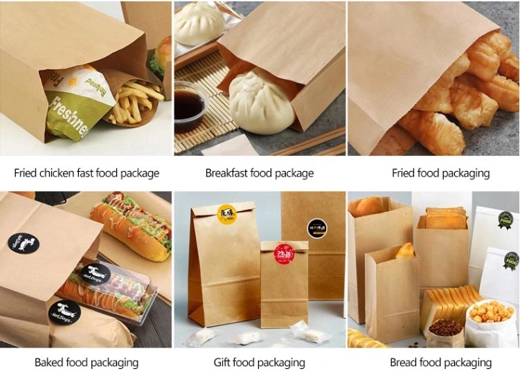 Disposable Custom Paper Takeaway Fast Food Packaging