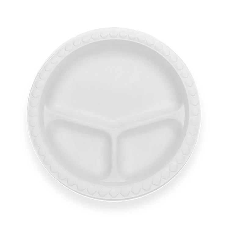 Factory Disposable Plates New Arrival Compostable Water-Fast 10 Inch Food Packaging