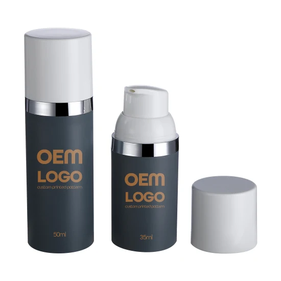 Nuovo logo OEM di vendita caldo 15 30ml 17 20g crema per la cura della pelle crema cosmetica lozione per la cura personale bottiglia airless