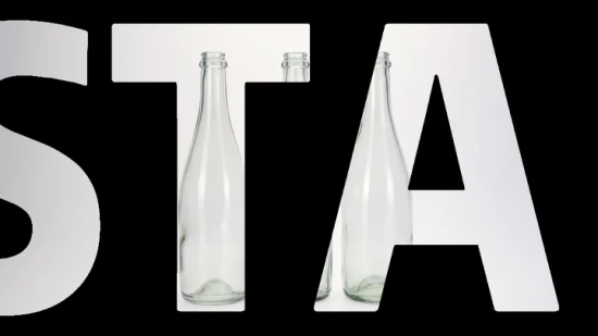 Vista Nuovo design Bottiglie di whisky di vodka di alta qualità garantite in vetro trasparente per alcolici Bottiglia di vetro da 750 ml